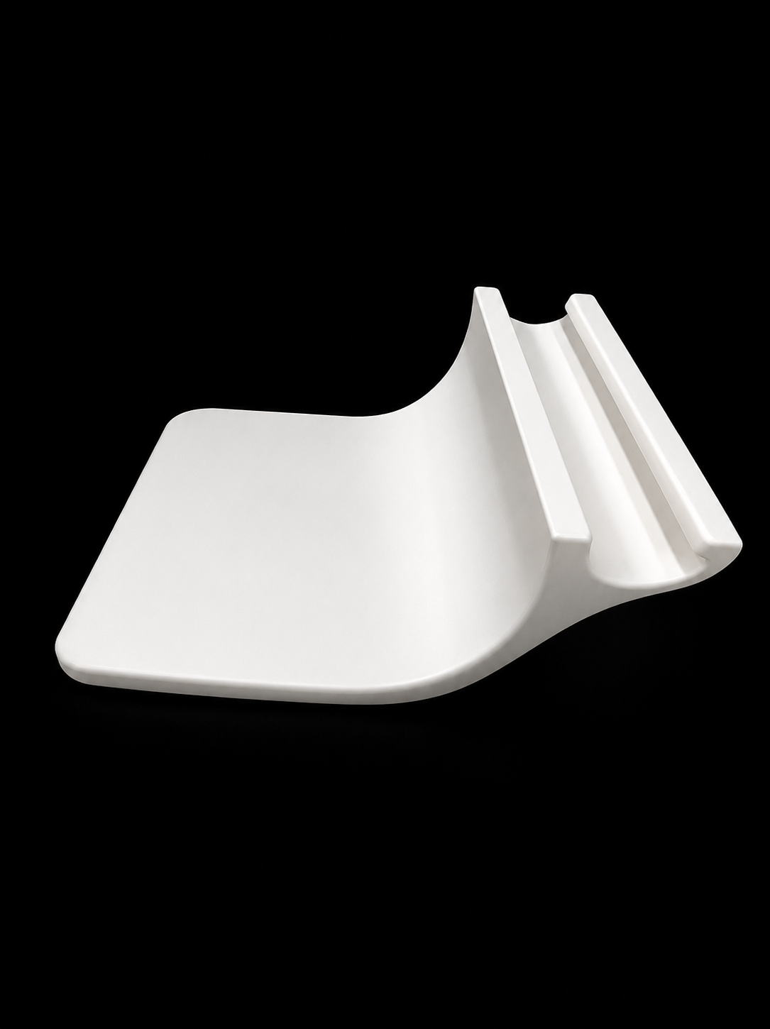 Laptop Stand for Desk – Ergonomic White MacBook Holder